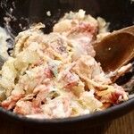 桜山鮨食人 五と二 - 混ぜて食べるポテサラ