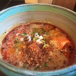 札幌つけ麺 札幌ラーメン 風来堂 - ビジュアルよりもマイルドな絡みです