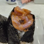 おにぎり まんま - 塩辛、米、海苔、この組み合わせ最高です