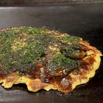 もりぐち - 自分で化粧した「豚玉」うすく見えるけど食べごたえあり 