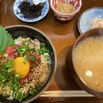Kicchin Kafe Baru - マグロユッケ定食　1300円