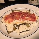 山下食堂 - 茄子のソテーとオムレツ　パルミジャーノクリーム