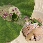 京都三条 箔 - ジュレソースお刺身