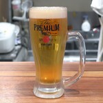シウマイ堂 正屋 - プレミアムモルツ生ビール