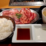 Yakiniku Ougiya - 牛タン塩扇屋カルビセット