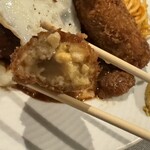 洋食クアトロ - クアトロコロッケ断面