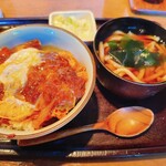 手打うどん ごんべえ - 辛しカツ丼