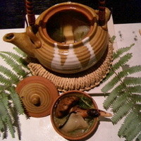 日本橋笈川 - 松茸・鯨・蕪の土瓶蒸し