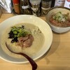 中華そば 集 - 煮干し泡白湯、800円・牛タン飯、300円