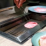 USHIGORO S. - 近江牛サーロインの焼きしゃぶ