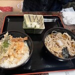 小巾亭 - ミニ天丼セット