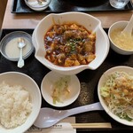 Shunkashuutou - 四川本格麻婆豆腐定食　1,000円