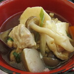 Saishoku Kembisumairu - 芋の子汁の里芋は鹿児島県産の有機栽培