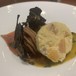 草片 - モンブランと柿のジェラート