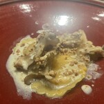 草片 - バターナッツカボチャのラビオリ