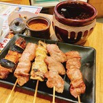 Sumiyaki Yakiton Namihira - やきとん 5本盛り 880円