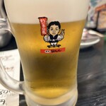 Sekaino Yamachan - 生ビール　うーん、サーバーちゃんと洗って下さいね