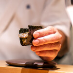恵比寿 鮨 藤 - 太刀魚の炭火焼き