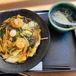 麺ズクラブ - 「中華丼 スープ付」920円税込み♫