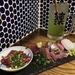 田中んちパート2 - 日によって違う新鮮な刺盛り