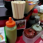 ラーメン 杉田家 - 卓上味変調味料２
