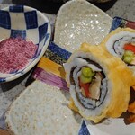 奈良 - 鱧と松茸の天ぷら