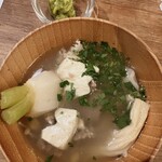 スパイス計画 - 参の皿（羊出汁の湯豆腐）♪