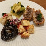 スパイス計画 - 弐の皿（羊ミンチ蓮根はさみ揚げ他）♪