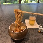 イチリン ハナレ - 山椒を練り込んだ麺