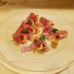 カジュアルフレンチBar 7FUKU - 生ハムとイチヂク