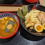 三田製麺所 - つけ麺（中）全部のせ