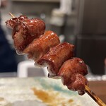 酒亭 田中 - 焼鳥5本セット(レバー)