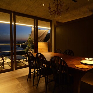 Completely private ocean view terrace where you can enjoy the spectacular view to yourself