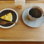 喫茶葦島 - しとろりチーズケーキセット