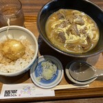 Gempei Udon - 牛すじのカレーうどん&ミニとろ玉天丼