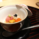 鮨 かうと - 四種の小さな丼もの