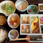 天然温泉 ホテルこまち - 宿泊者の朝食 (2023/10/20)