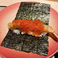 渋谷 天婦羅 ふじもと - 天巻き（いくら、海老）