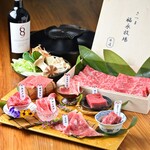 h Satsuma fukunaga bokujo chokuei gyuudou jemuzu sangen chaya ten - 焼きしゃぶすき鍋