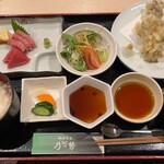 料理茶屋 乃可勢 - いろいろと食べれてお得、生マグロの中トロが絶品