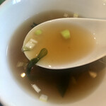 上海菜館 - スープとライスはおかわりできます