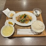 Kisshoubou - 豚肉とキクラゲのたまご炒めランチ