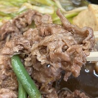 荒井屋 万國橋店 - 平日おつとめランチ 牛鍋定食(ご飯/生卵/お椀/香物)¥1540