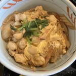 そば酒房はなわ - サービスセットの親子丼