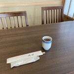 Kappou Shimamura - テーブル席　割烹と名づけるには狭すぎる客席と無理やり作ったこの席は止めたほうが良いと思う。