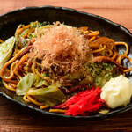 Marushi special squid Yakisoba (stir-fried noodles)