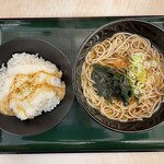 名代 箱根そば - ミニとろろ丼セット