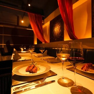 通常定員より少なめでご案内。半個室2名様～,個室8名様～