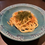 Mintama - 海ぶどうとカラスミのパスタ、2回頼んじゃった。