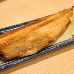 Grilled striped hokke